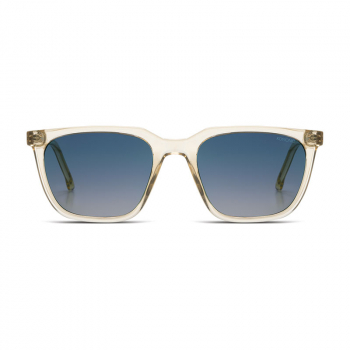 Komono  Sonnenbrille Jay Blue Sands, Gestell transparent, Gläser hellblau bis gelb getönte Gläser, Frontansicht